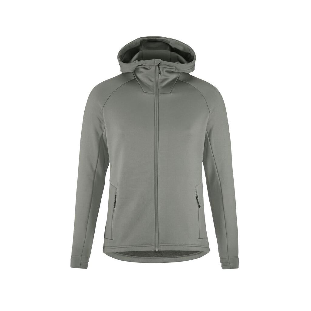 Adv Explore Power Fleece Hood Jkt M - Green - Front