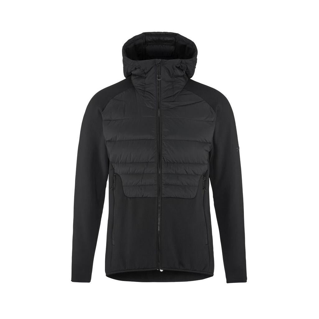 Adv Explore Lt. Down Hybrid Jkt M - Black - Front