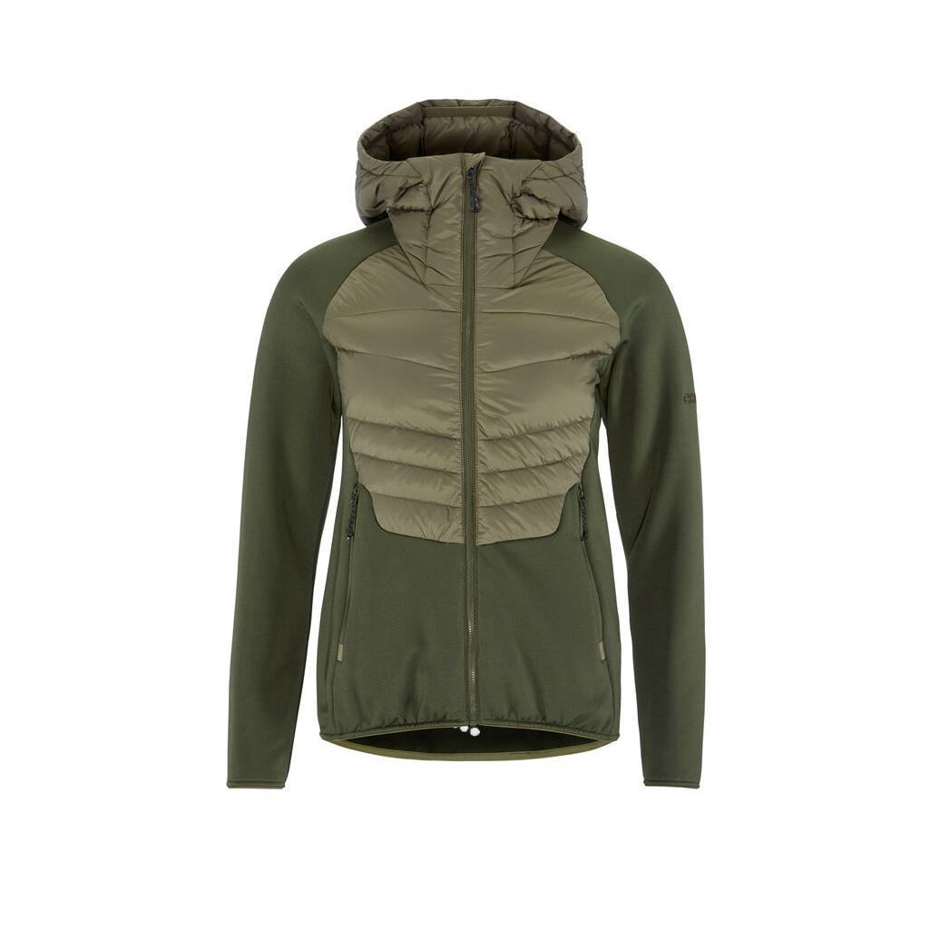 Adv Explore Lt. Down Hybrid Jk - Dark Green - Front