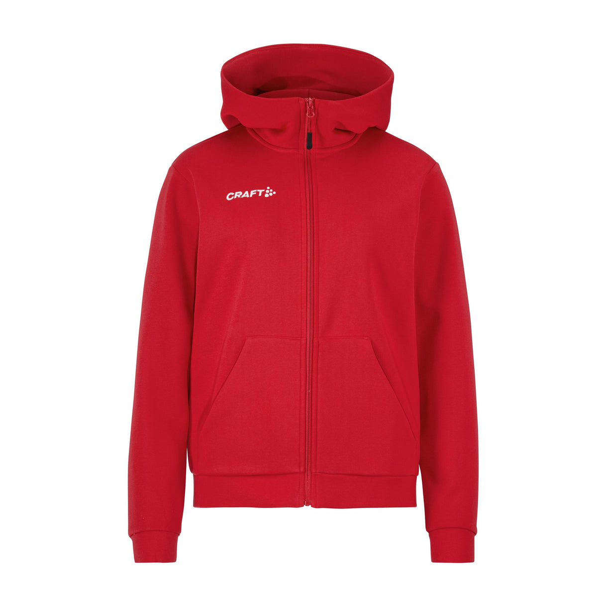 Community 2.0 Logo Fz Hoodie W - Red - Front