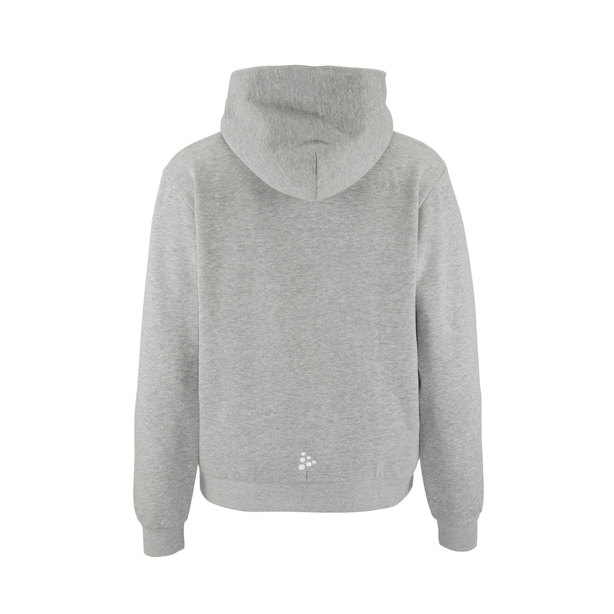 Community 2.0 Logo Fz Hoodie W - Grey Melange - Back