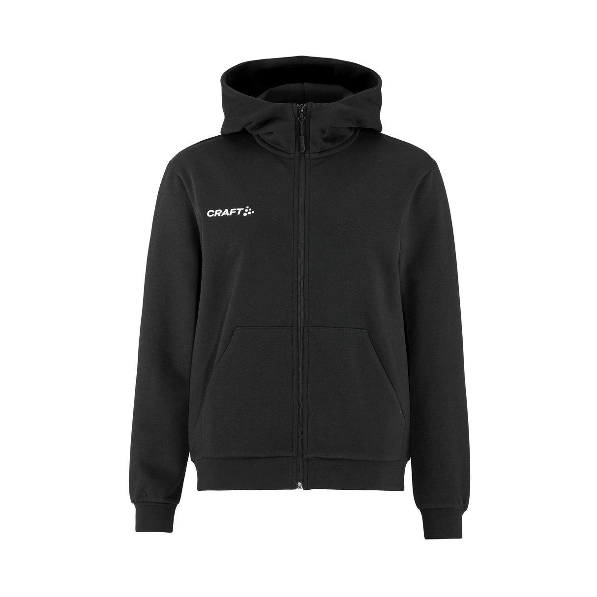 Community 2.0 Logo Fz Hoodie W - Black - Front