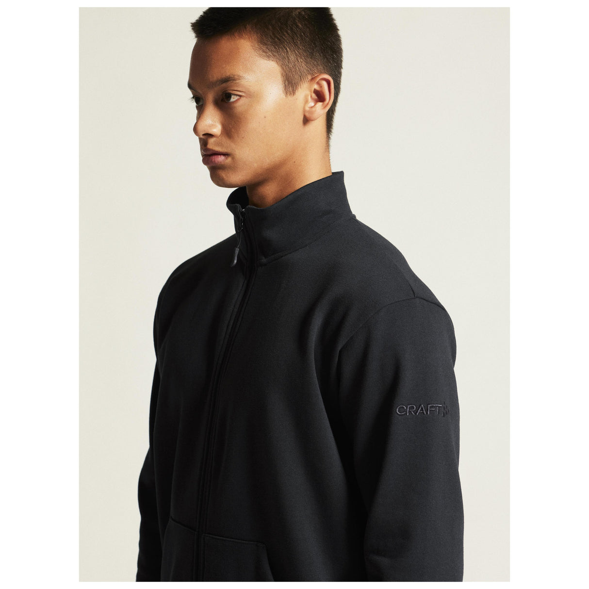 Community 2.0 Zip Jkt M - Black - Closeup 6