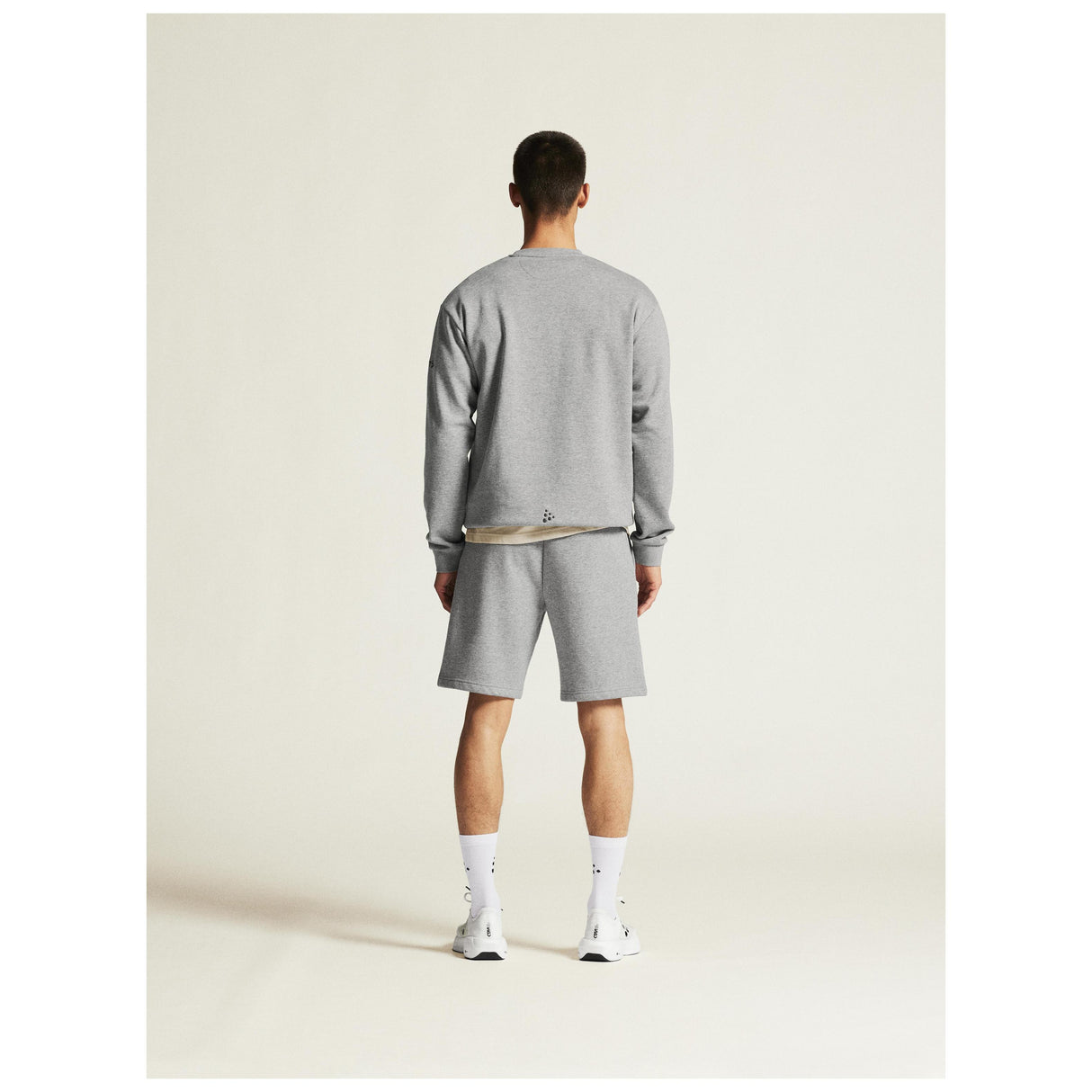 Community 2.0 R Neck M - Grey Melange - Closeup 3