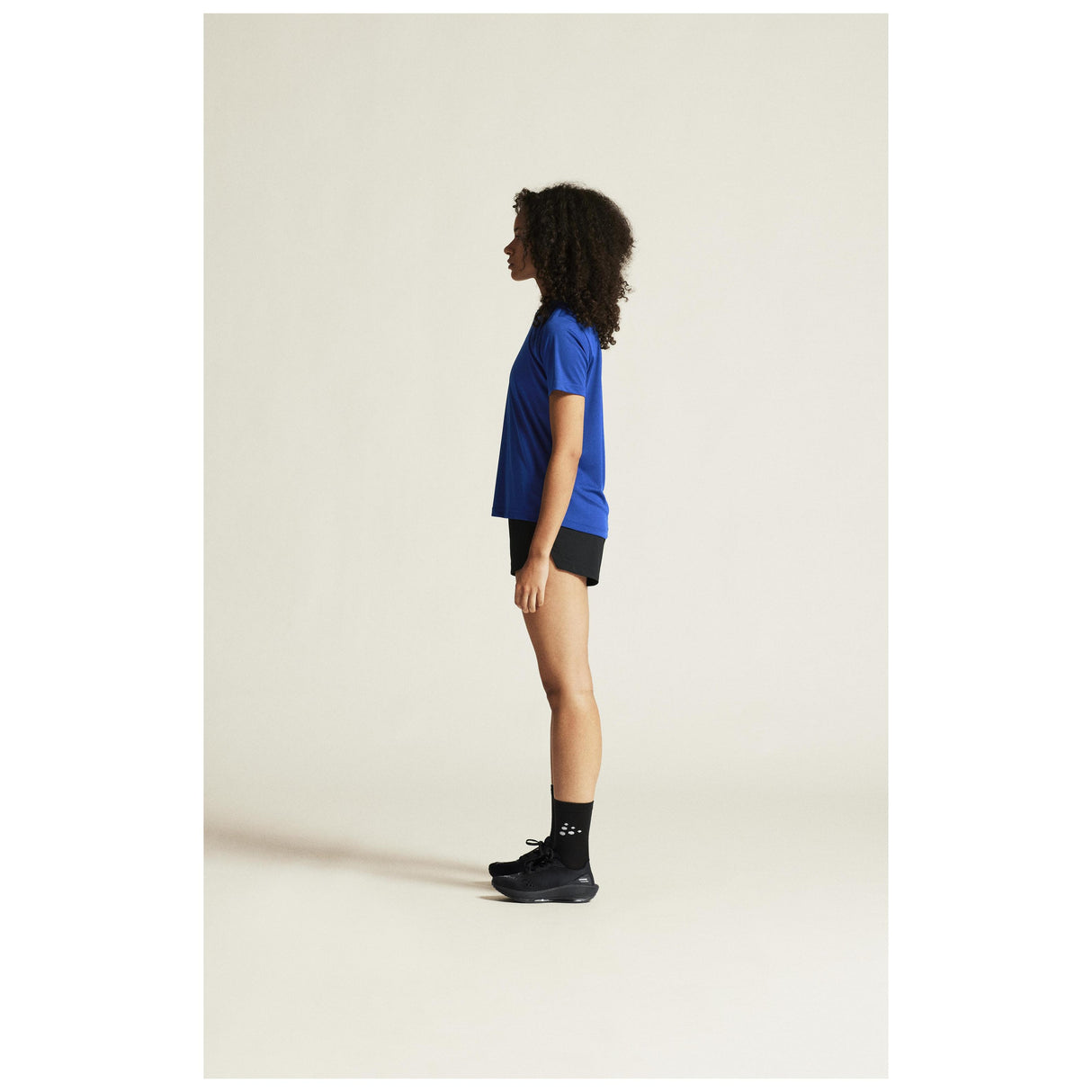 Squad Go Function Tee W - Cobalt - Closeup 4