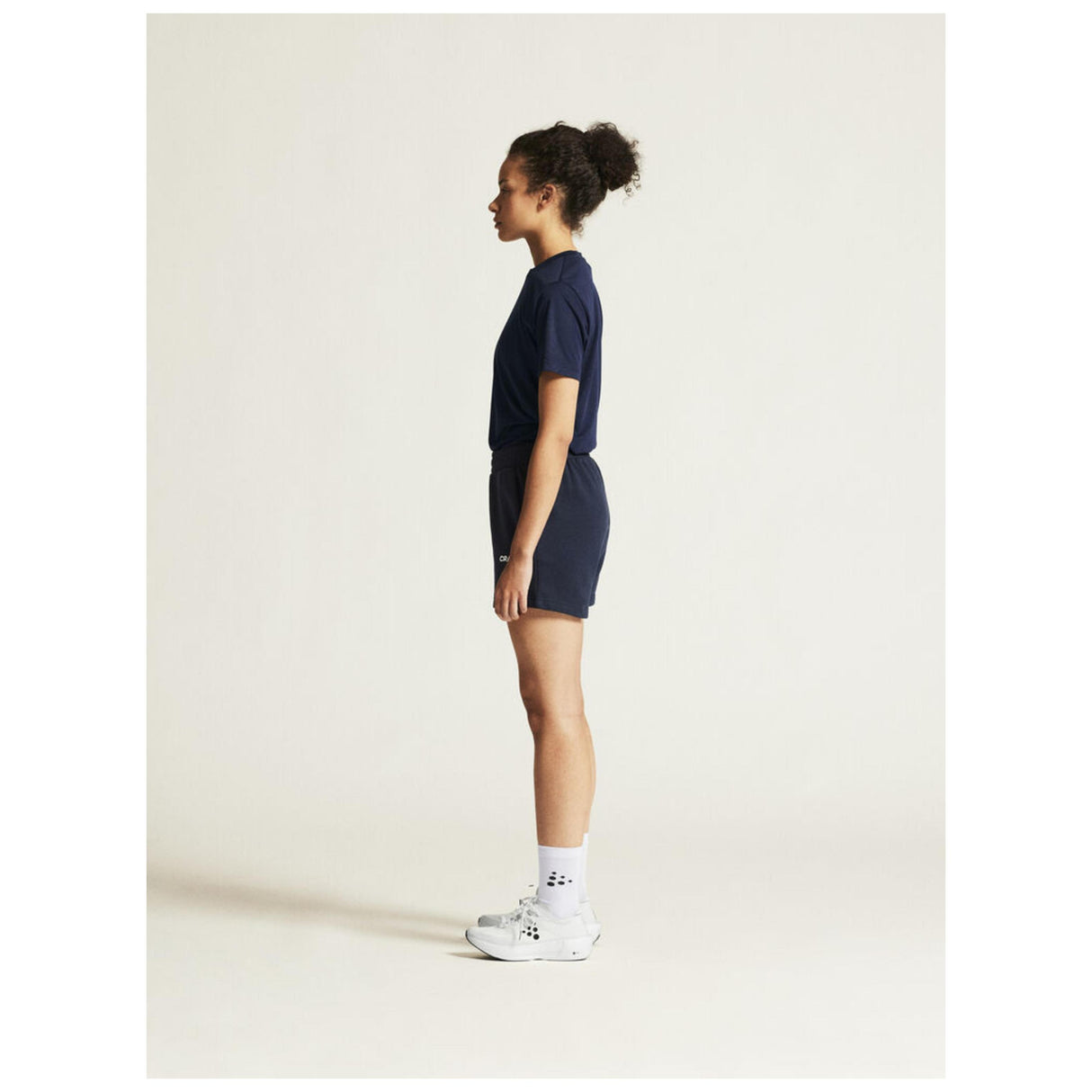 Squad Go Function Tee W - Navy - Closeup 4