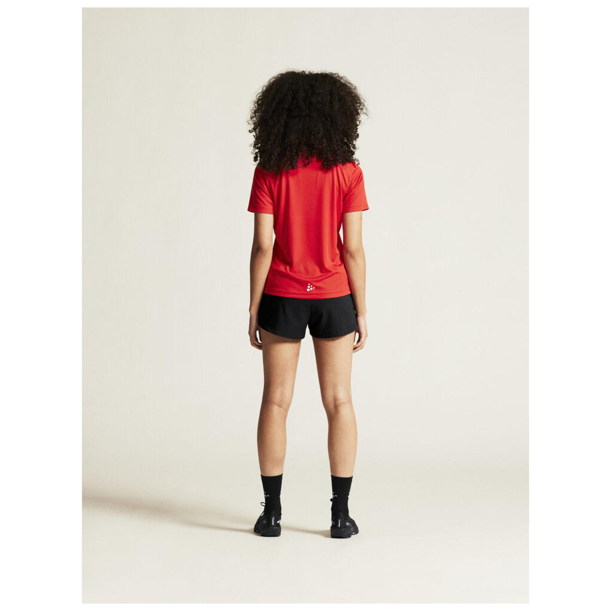 Squad Go Function Tee W - Red - Closeup 3