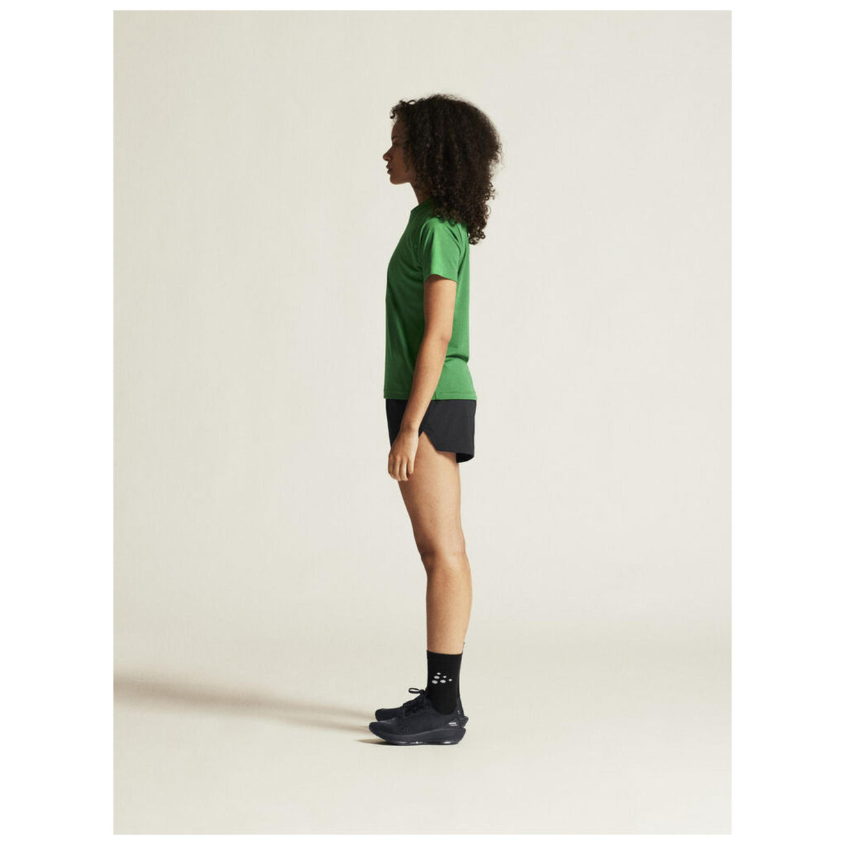 Squad Go Function Tee W - Green - Closeup 4