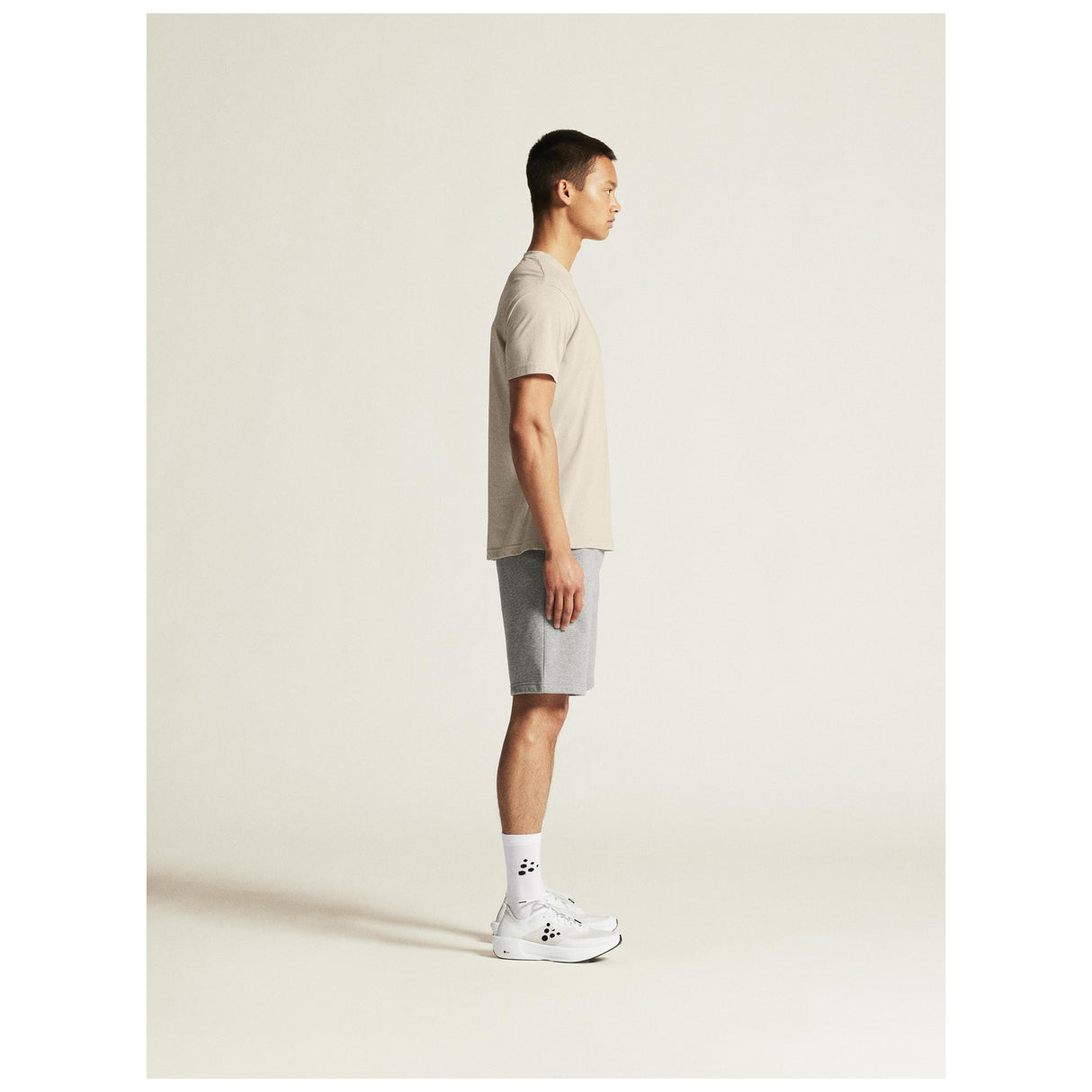 Community 2.0 Shorts M - Grey Melange - Closeup 2