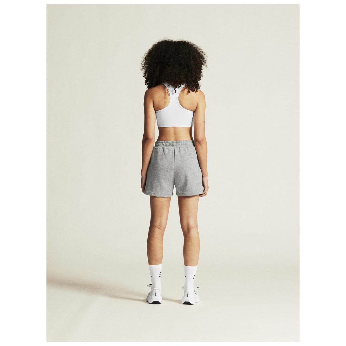 Community 2.0 Shorts W - Grey Melange - Closeup 3