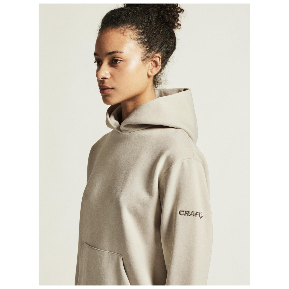 Community 2.0 Hoodie W - Beige - Closeup 6