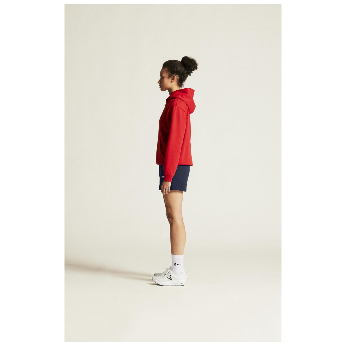 Community 2.0 Logo Hoodie W - Red - Closeup 4