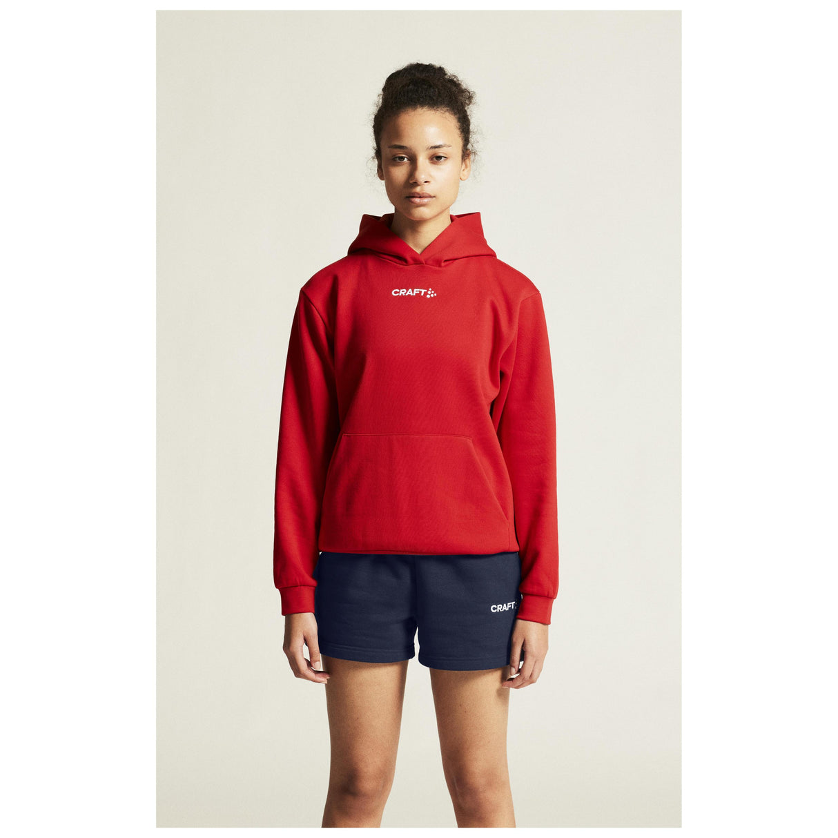 Community 2.0 Logo Hoodie W - Red - Closeup 5