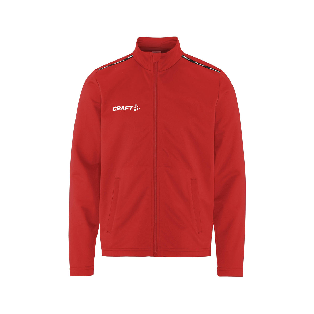 Squad Go Fz Jacket Jr - Red - Front