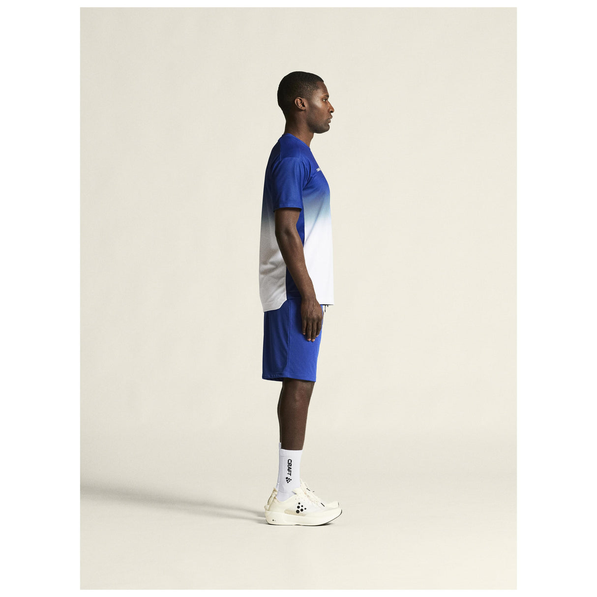 Evolve 2.0 Structured Graphic Jersey M - Club Cobolt/White - Closeup 2