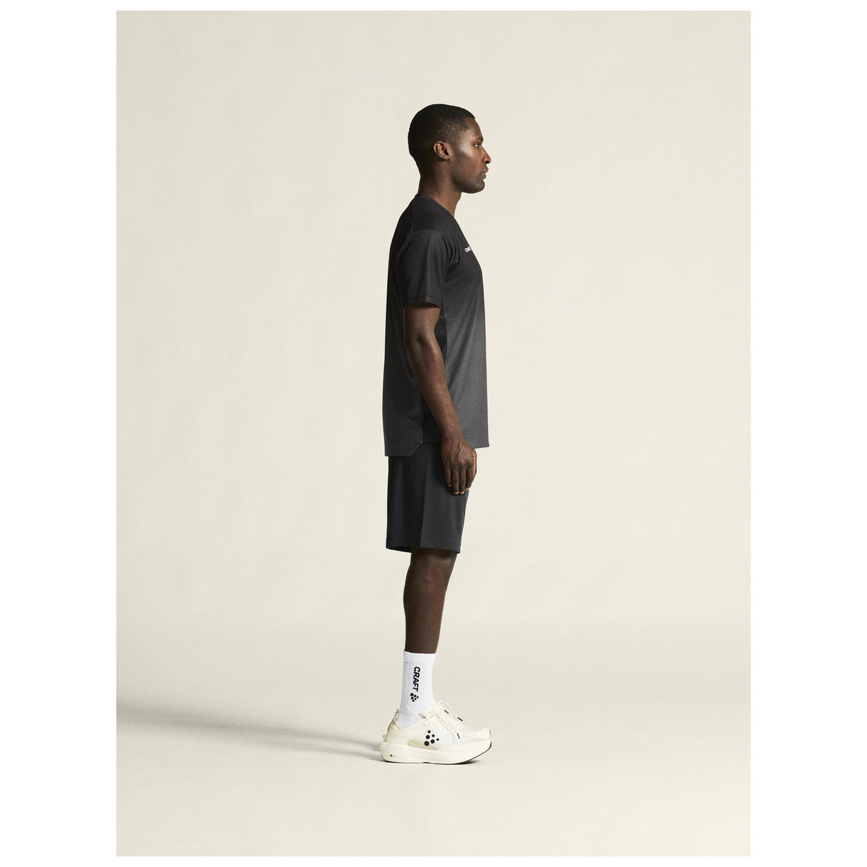 Evolve 2.0 Structured Graphic Jersey M - Black - Closeup 2