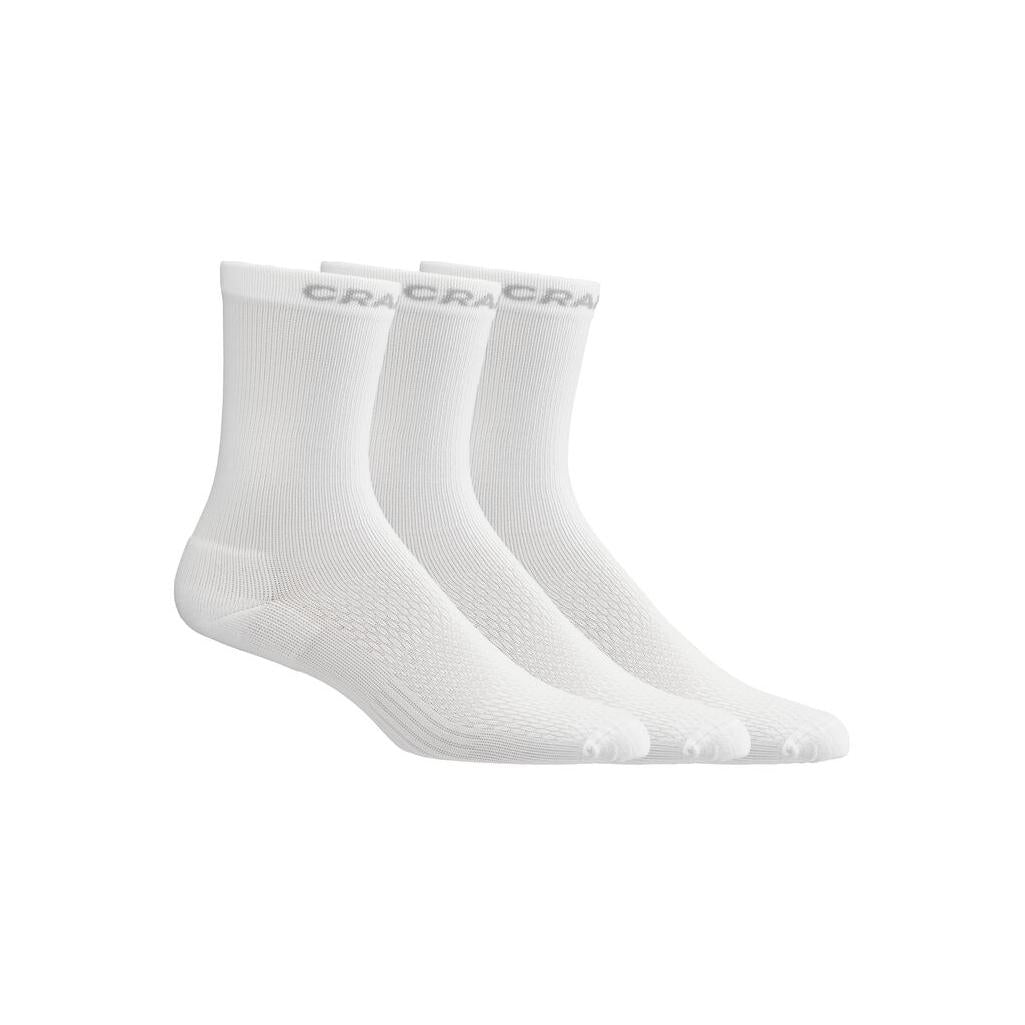 Active High Sock 3-Pack - White - Front