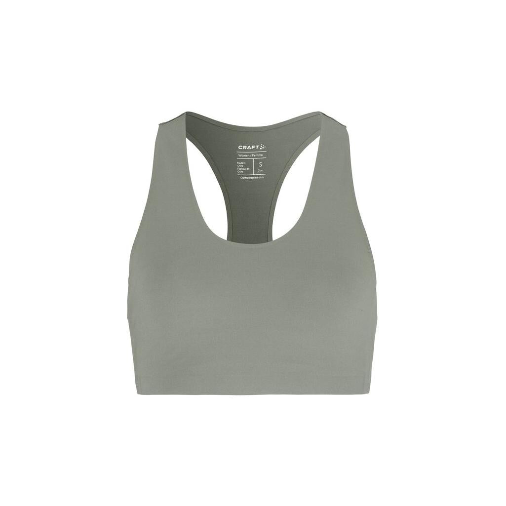 Collective Padded Sports Bra W - Green - Front