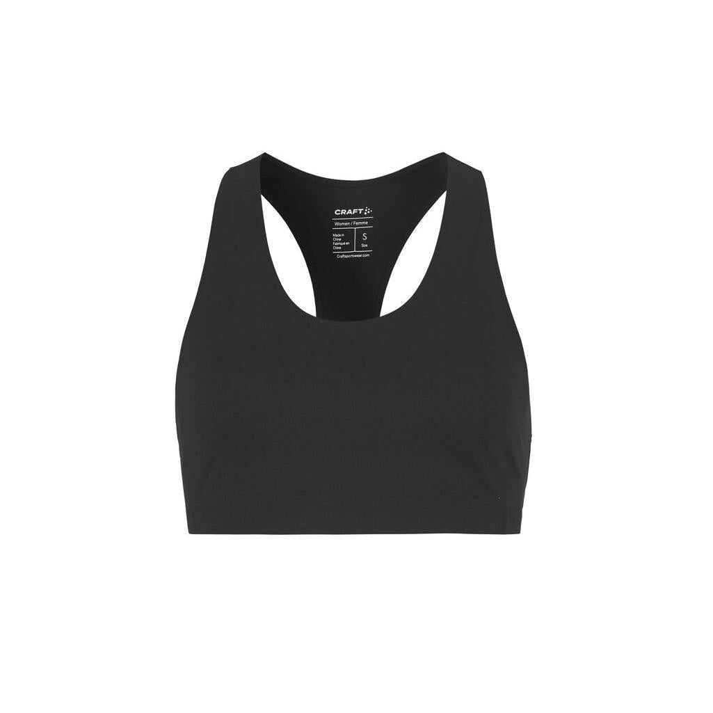 Collective Padded Sports Bra W - Black - Front