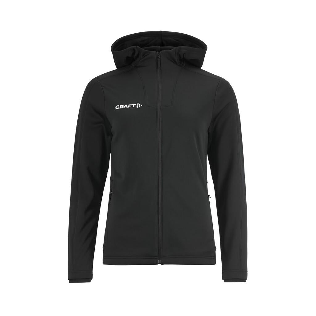 Evolve 2.0 Brushed Hood Jkt W - Black - Front