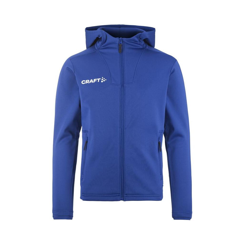 Evolve 2.0 Brushed Hood Jkt Jr - Cobalt - Front