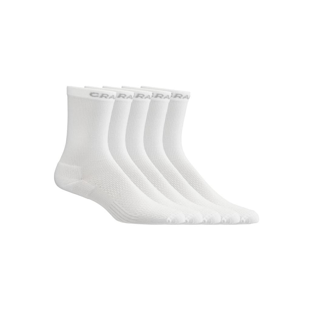 Active High Sock 5-Pack - White - Front