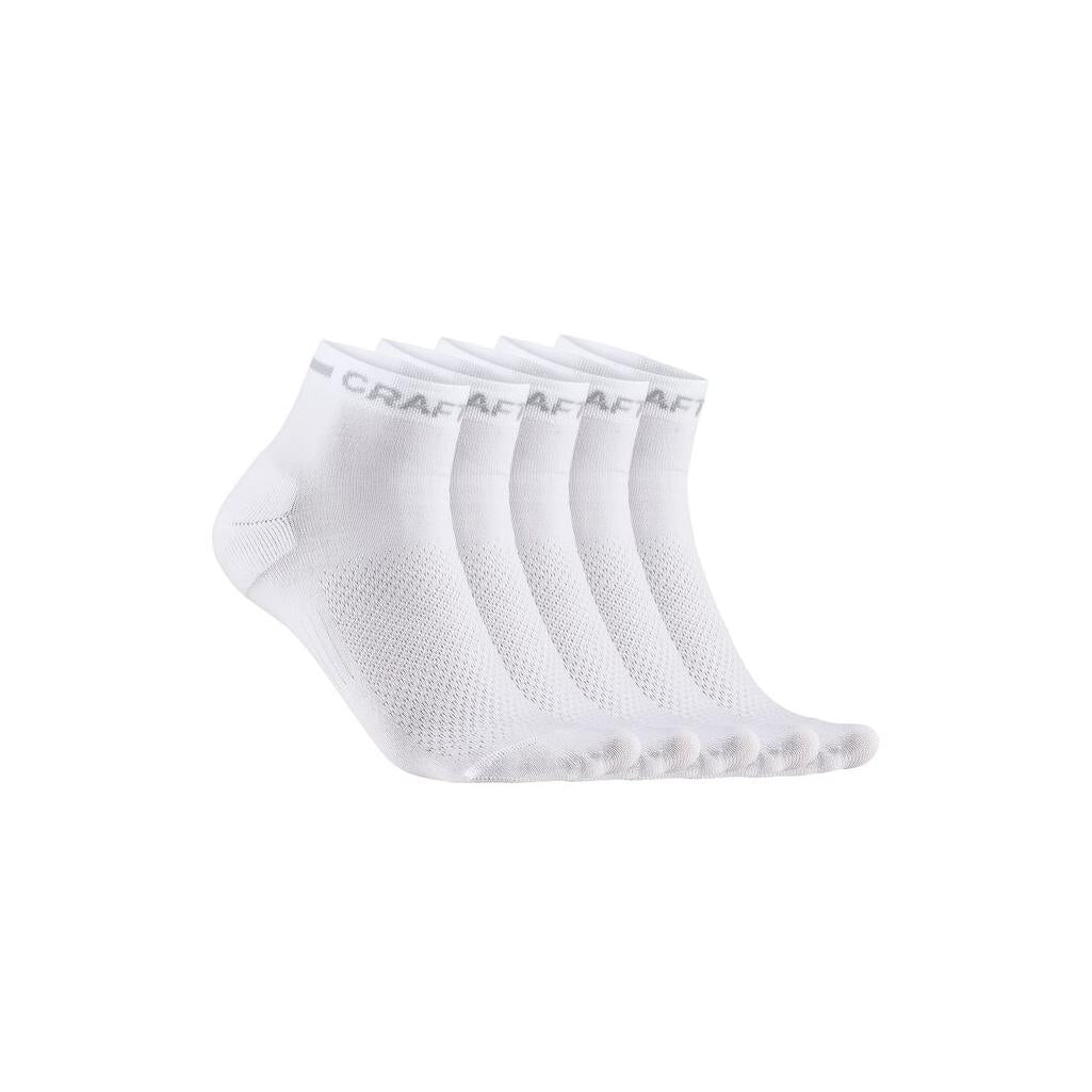 Active Mid Sock 5-Pack - White - Front