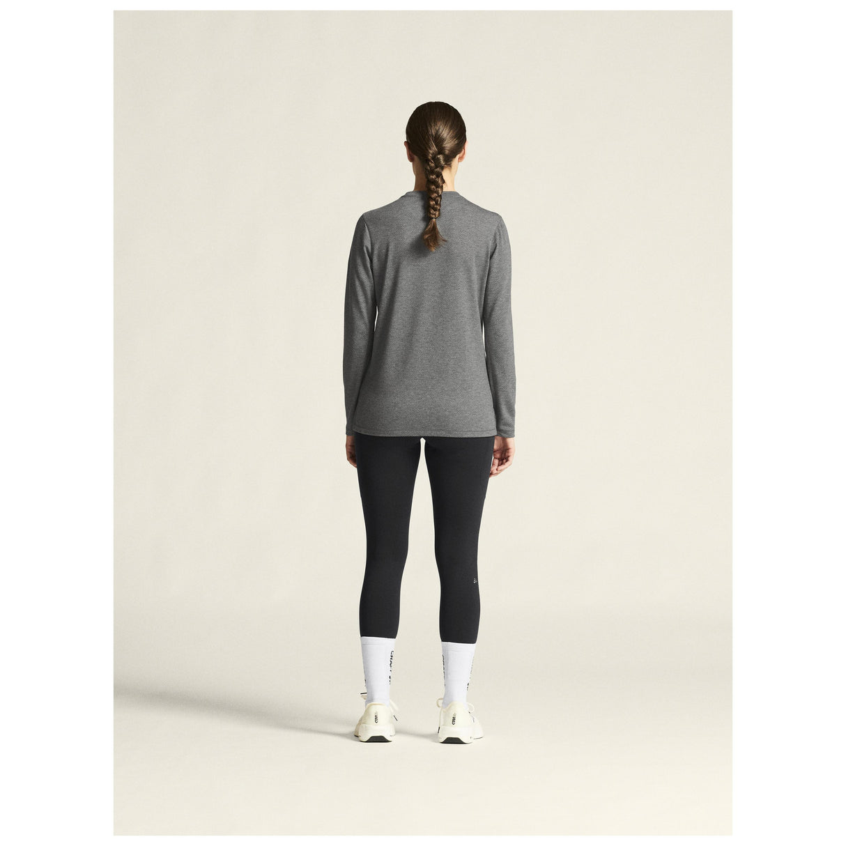 Layers Thermal Mesh Cn W - Dark Grey Melange - Closeup 3