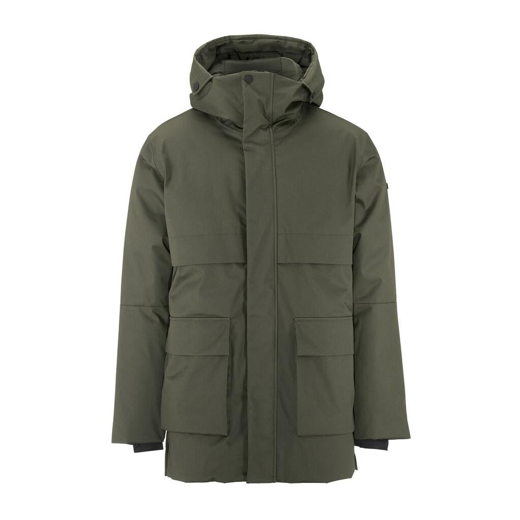 Urban Padded Parka M - Green - Front