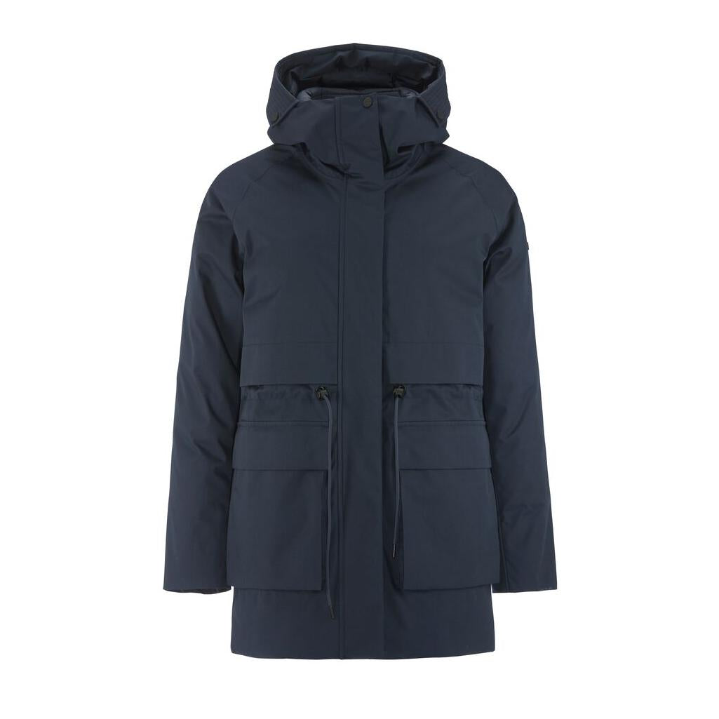Urban Padded Parka W - Dark Blue - Front