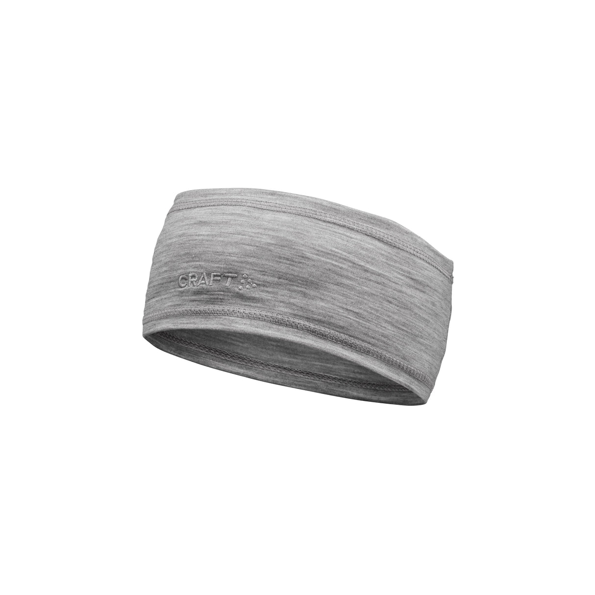 Essence Wool Headband - Grey Melange - Front