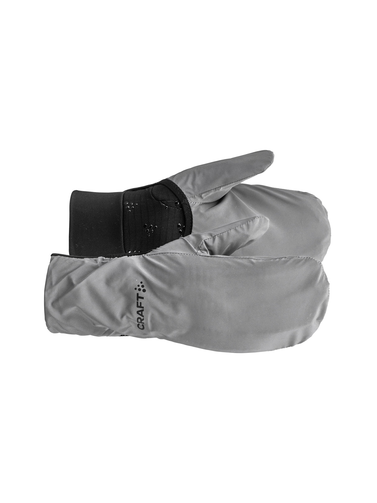 Essence Hybrid Glove - Black/Silver - Front