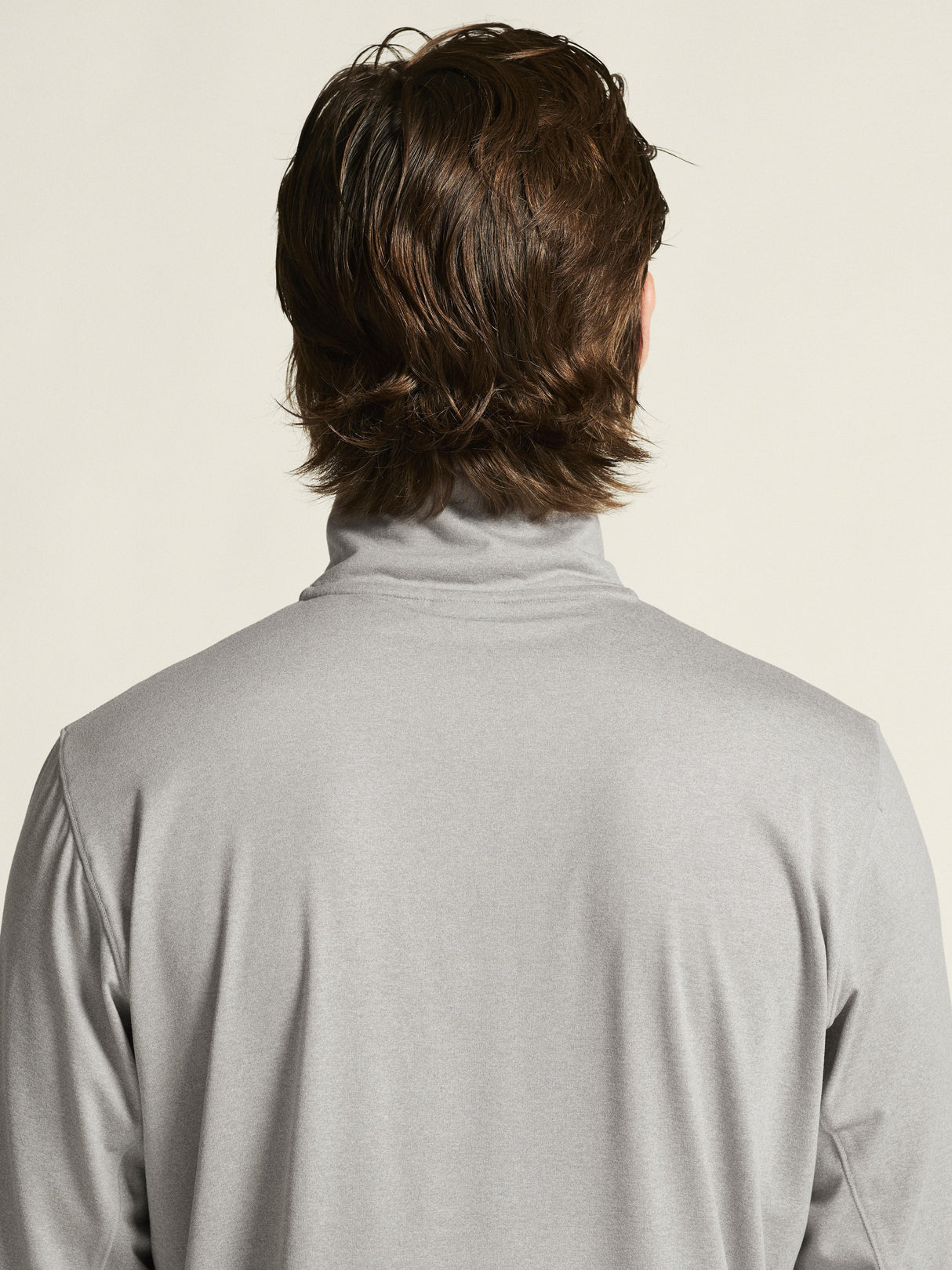 Flow Hz Ls M - Grey Melange - Closeup 7