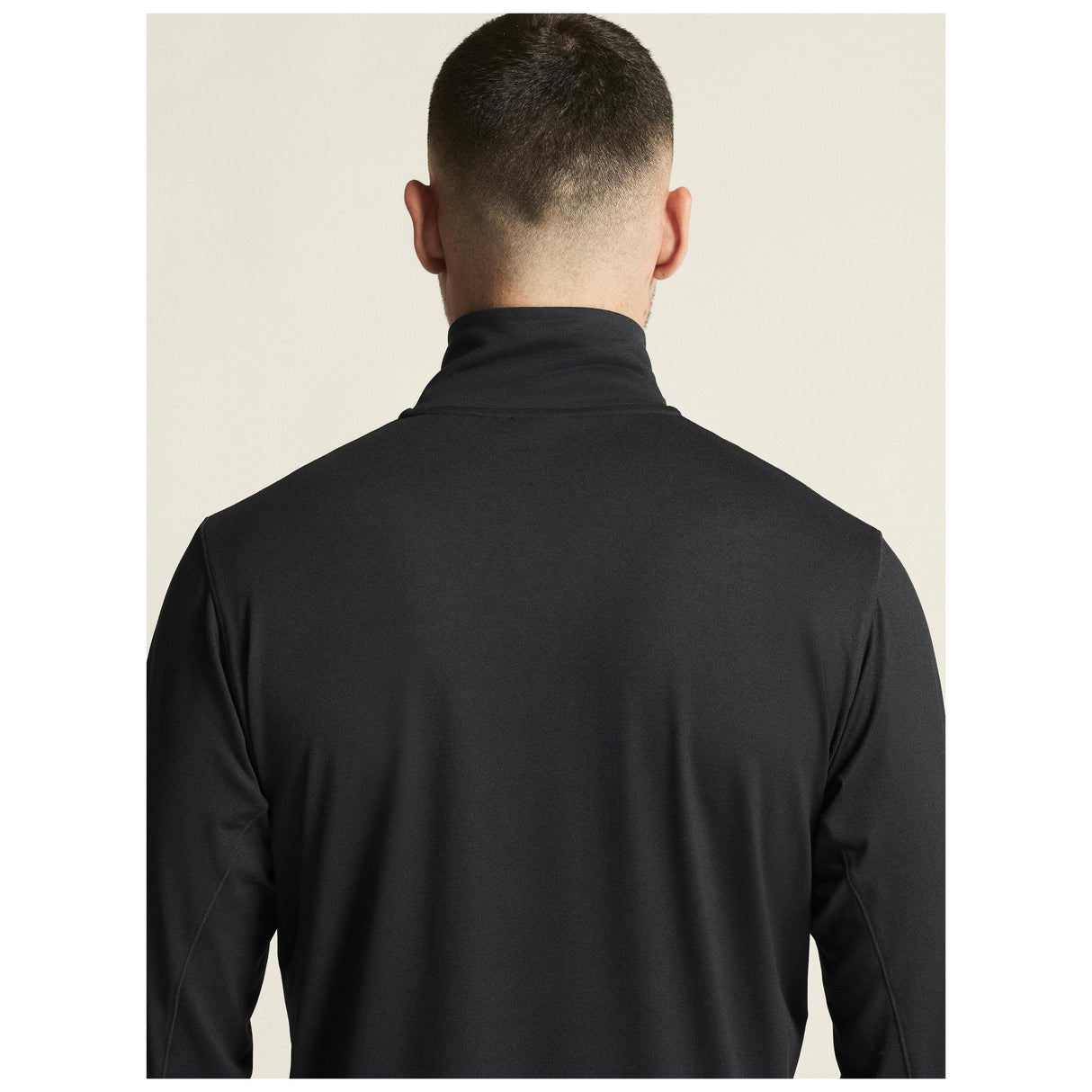 Flow Hz Ls M - Black Melange - Closeup 6