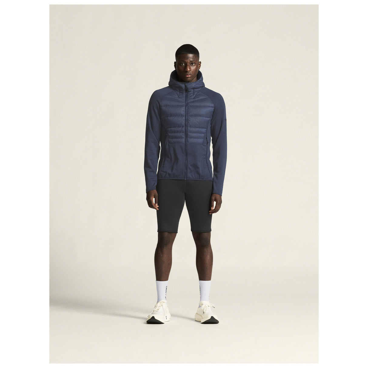 Explore Power Fleece Short Tights M - Black - Closeup 1