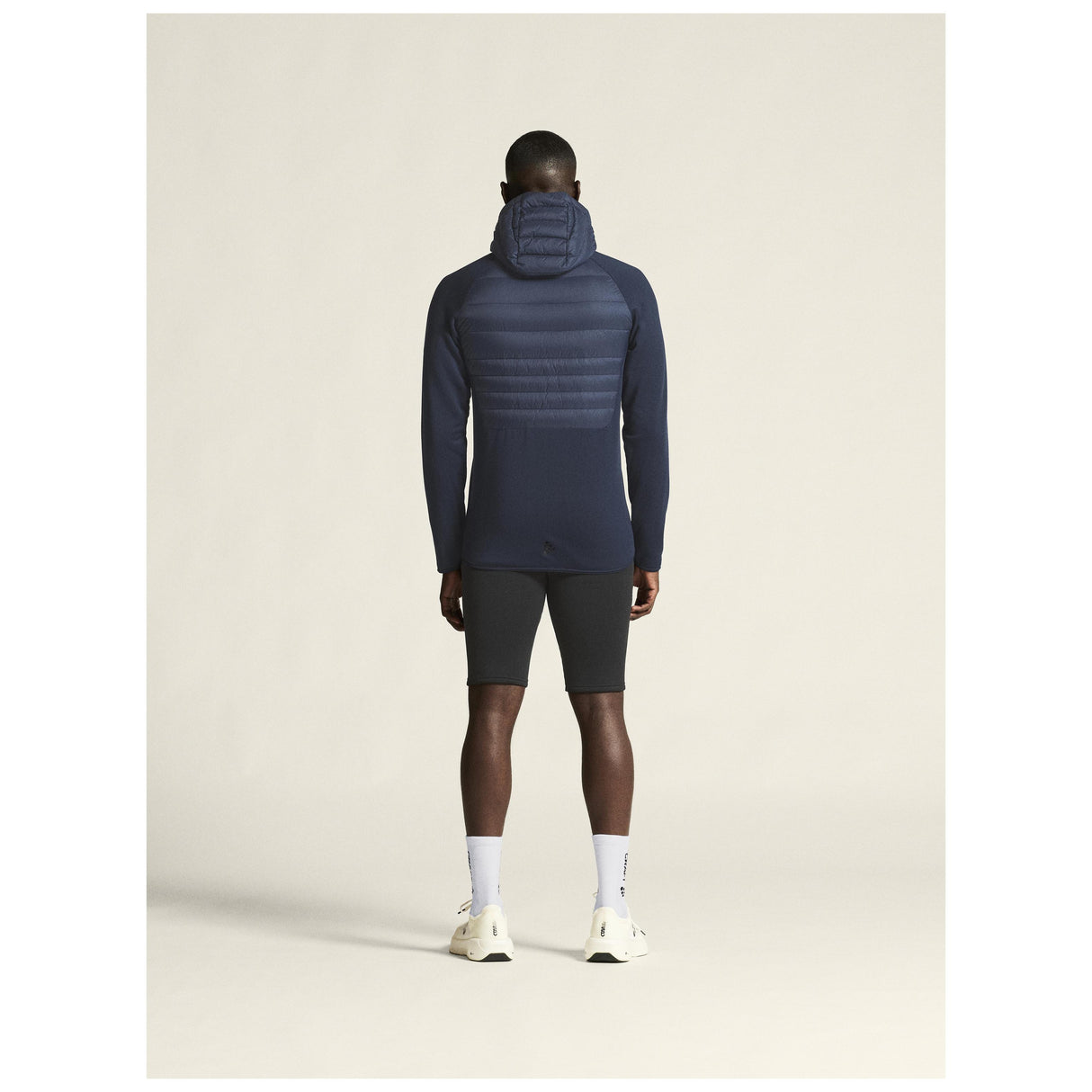 Explore Power Fleece Short Tights M - Black - Closeup 3