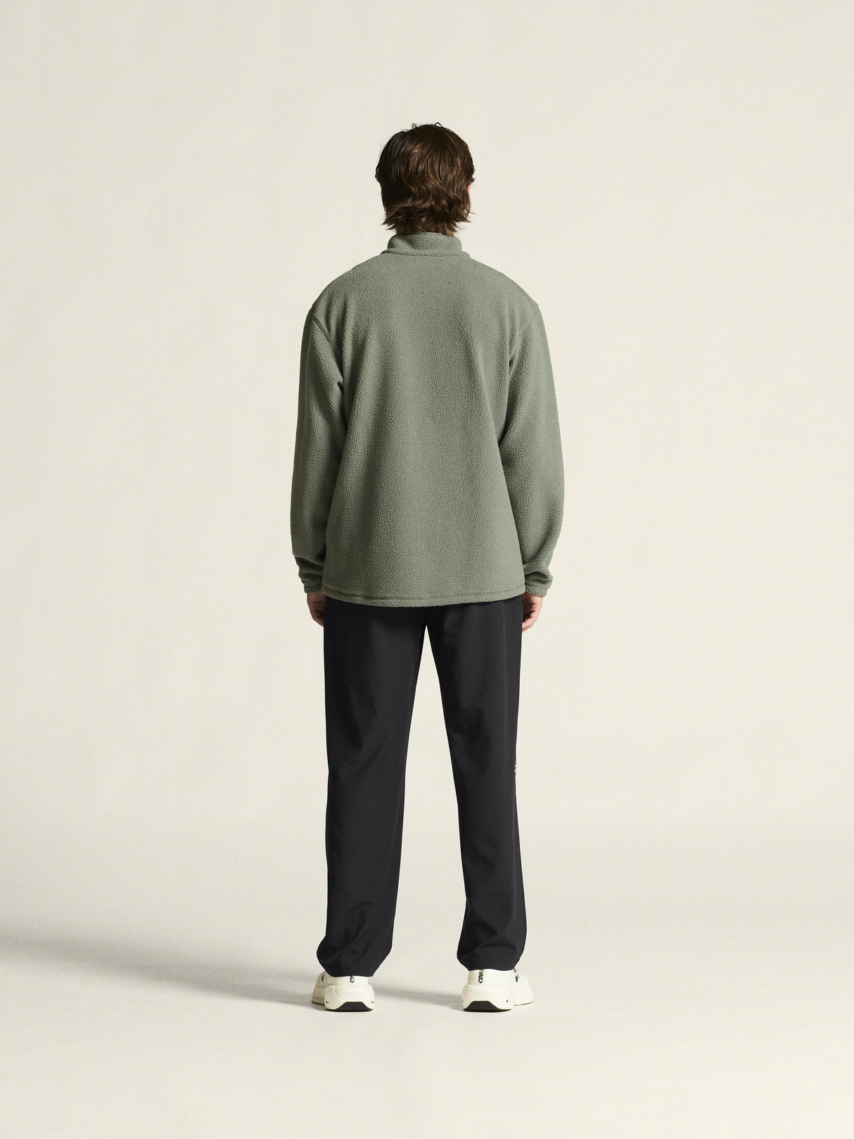 Join Pile Fleece Hz M - Leaf - Closeup 3