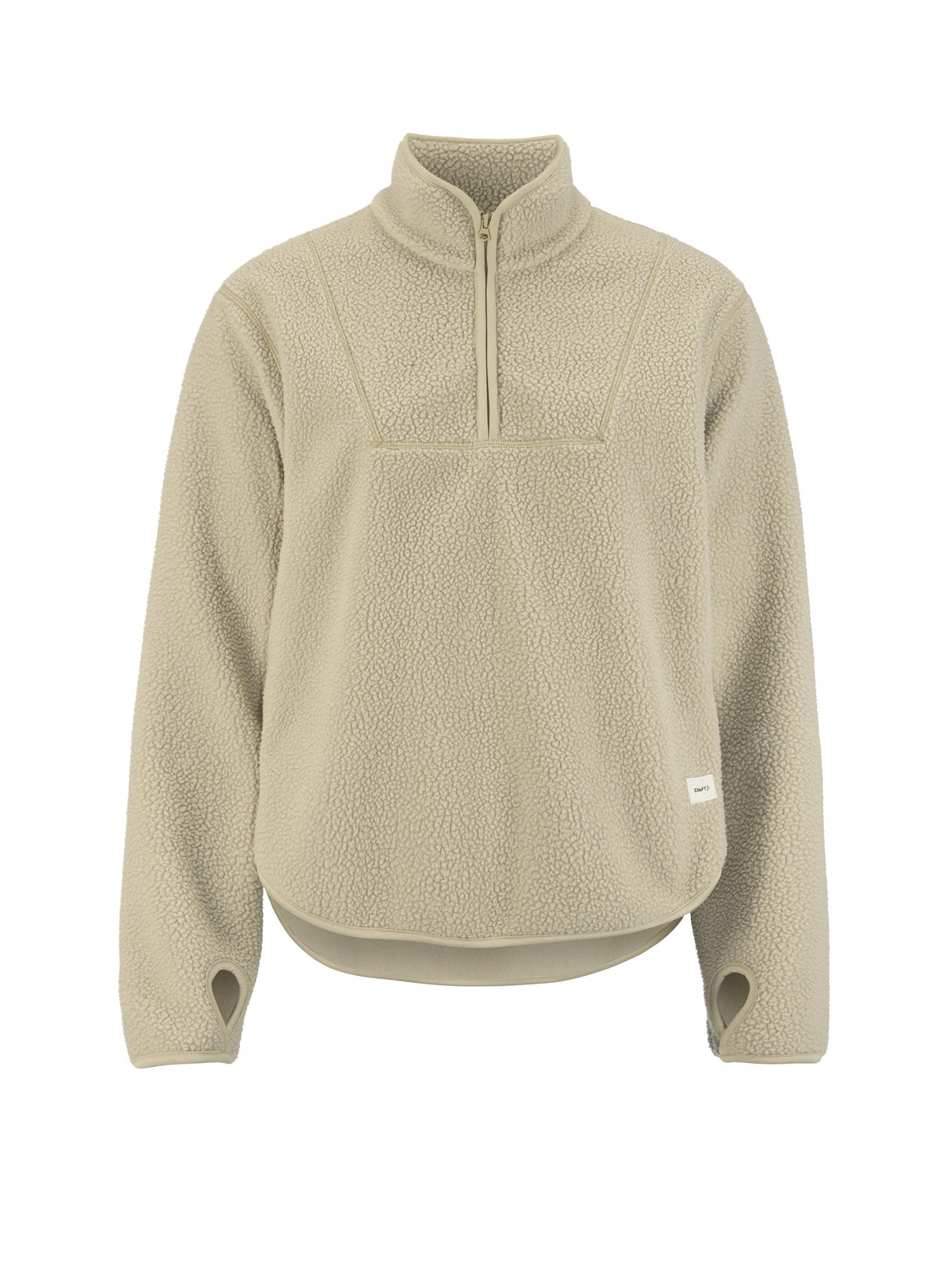 Join Pile Fleece Hz W - Hay - Front