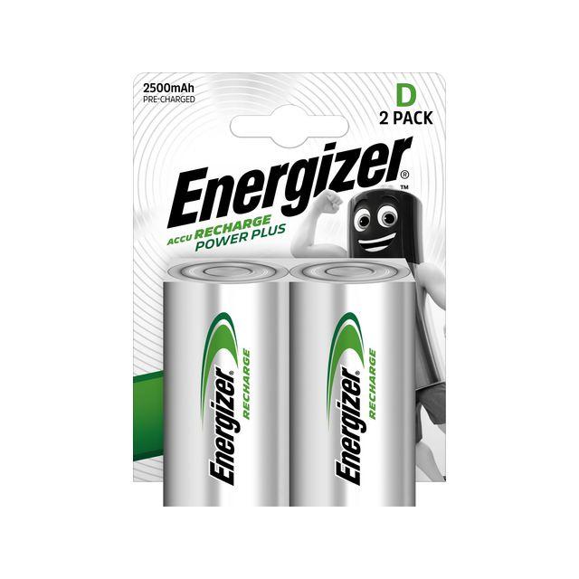 Battery Rechargeable ENERGIZER D HR20 2/fp