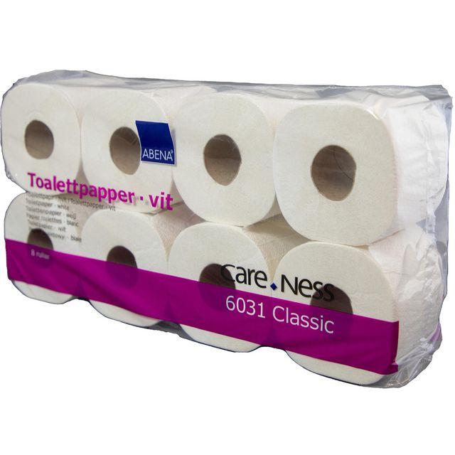 Toilet paper Classic 2-litre white 8/pack