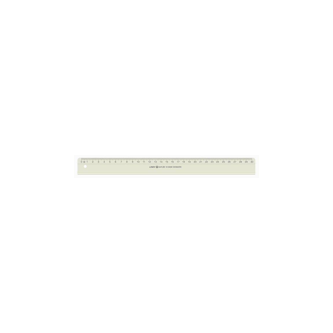 Ruler LINEX 30cm natural material