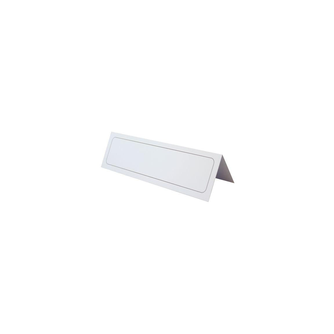 Table sign DURABLE 61x210mm white 100/pc
