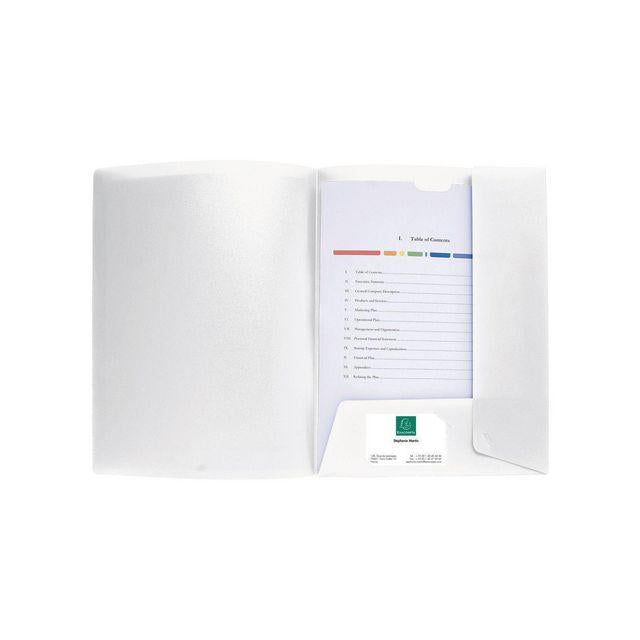 Project folder EXACOMPTA PP A4 white