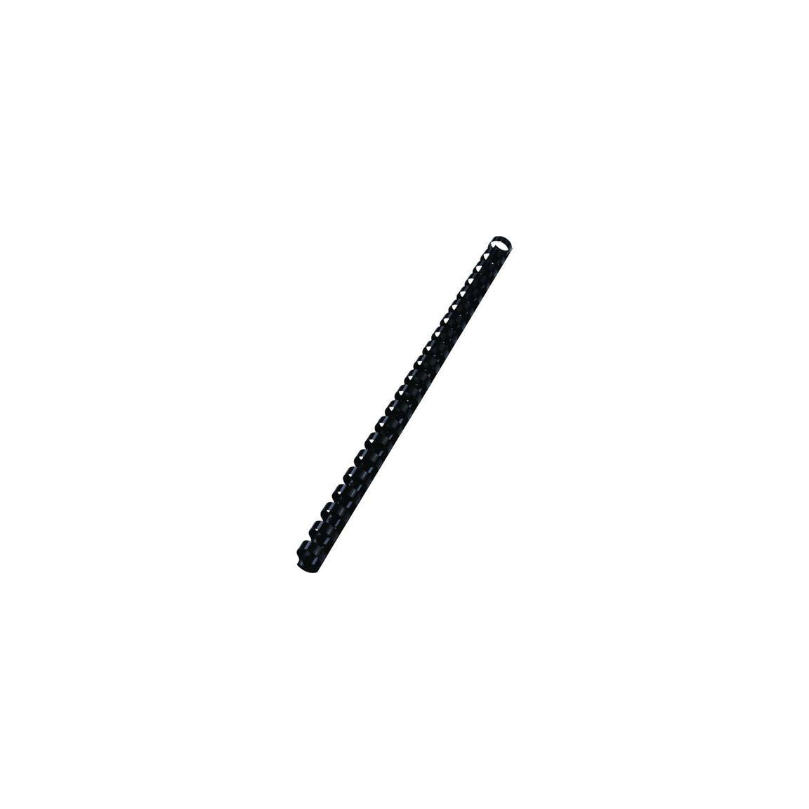 Plastic spiral GBC 25mm black 50/pack