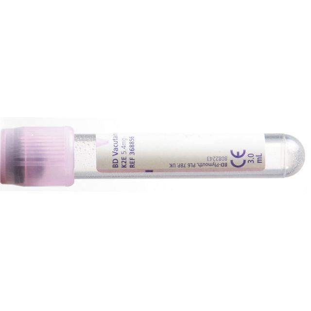 Haemogard tube Purple K2 EDTA 5/3ml 100/pack