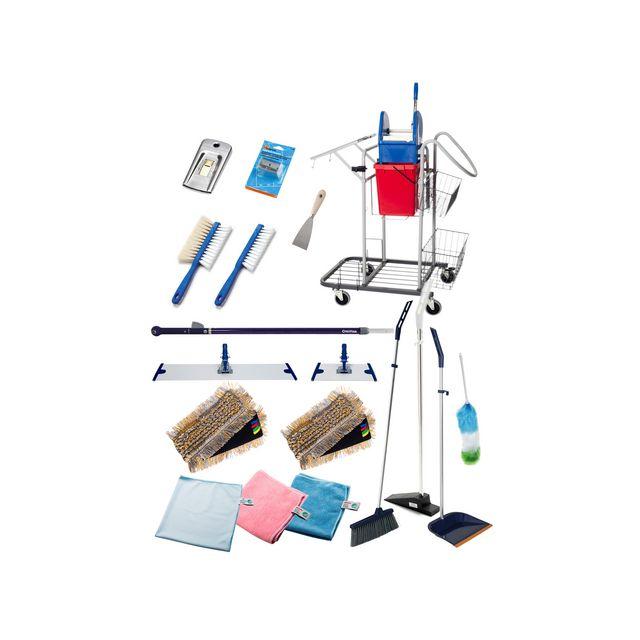 Cleaning trolley incl accessories BRONZE WET