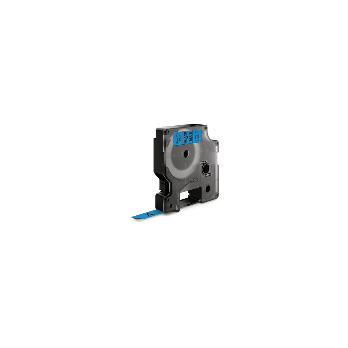Tape DYMO D1 9mm black on blue