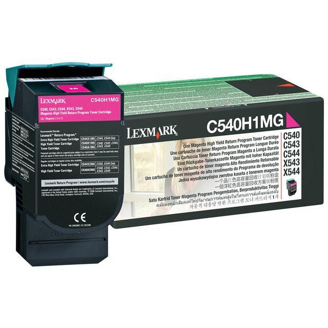 Toner LEXMARK C540H1MG 2K magenta