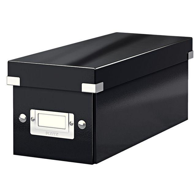 CD storage box ClicknStore black