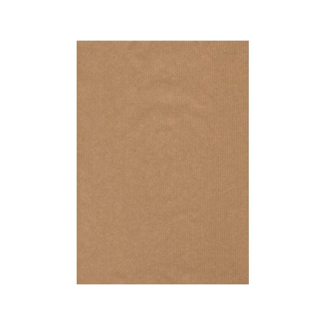 Gift wrap 57cmx10m ribbed brown